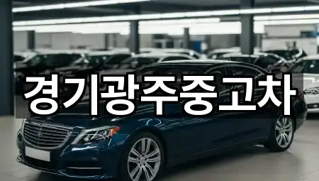 광주 신현동 중고차 즉시 찾기 5곳