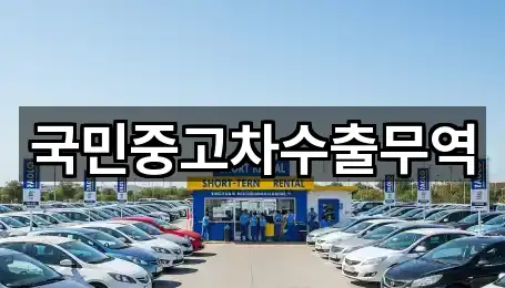 국민중고차수출무역