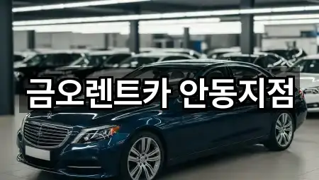 근처 추천: 안동 정상동 렌트카 5곳