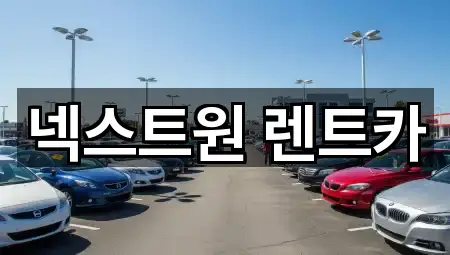넥스트원 렌트카