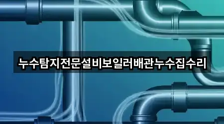 누수탐지전문설비보일러배관누수집수리