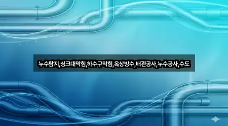 누수탐지,싱크대막힘,하수구막힘,옥상방수,배관공사,누수공사,수도