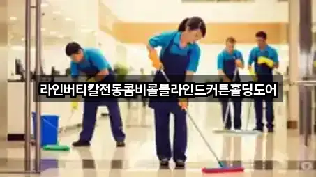 라인버티칼전동콤비롤블라인드커튼홀딩도어