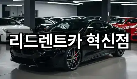 리드렌트카 혁신점