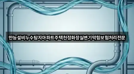 만능설비누수탐지아파트주택천정화장실변기막힘보험처리전문