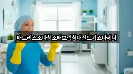 매트리스소파청소패브릭침대진드기쇼파세탁