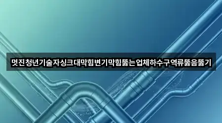 멋진청년기술자싱크대막힘변기막힘뚫는업체하수구역류뚫음뚫기