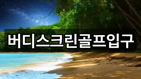 버디스크린골프입구