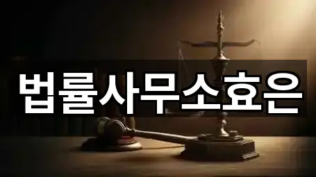 법률사무소효은