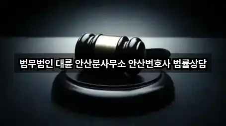 법무법인 대륜 안산분사무소 안산변호사 법률상담