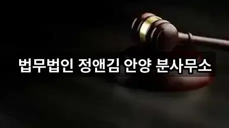 법무법인 정앤김 안양 분사무소