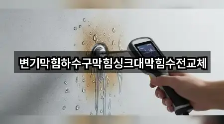 변기막힘하수구막힘싱크대막힘수전교체