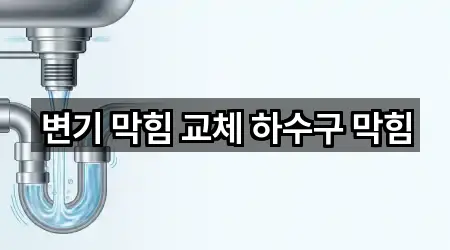 변기 막힘 교체 하수구 막힘
