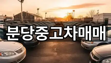 분당중고차매매
