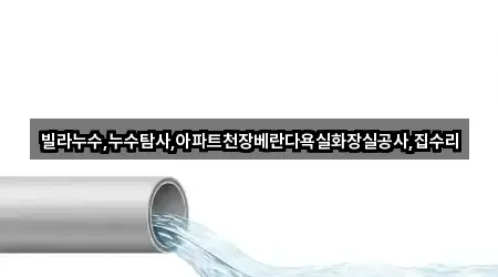 빌라누수,누수탐사,아파트천장베란다욕실화장실공사,집수리