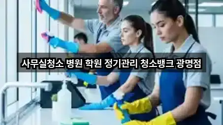 즉시 확인: 광명시 광명동사무실청소 5곳