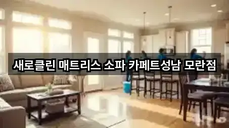 성남 성남동 청소 5곳 퀵 리스트