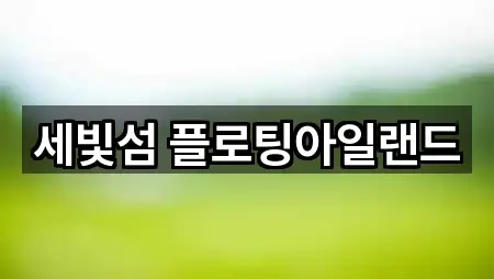 세빛섬 플로팅아일랜드