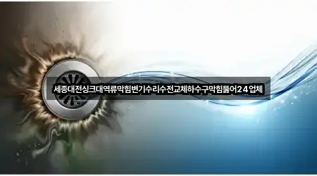 세종대전싱크대역류막힘변기수리수전교체하수구막힘뚫어24업체
