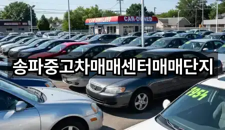 송파중고차매매센터매매단지