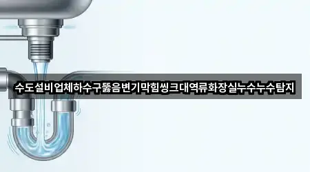 수도설비업체하수구뚫음변기막힘씽크대역류화장실누수누수탐지