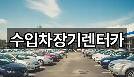 수입차장기렌터카