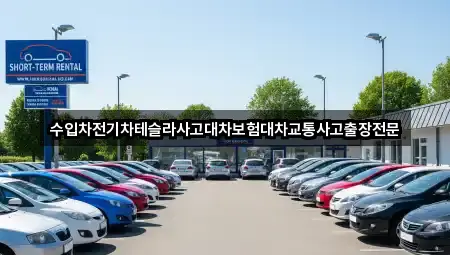 수입차전기차테슬라사고대차보험대차교통사고출장전문