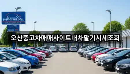 오산중고차매매사이트내차팔기시세조회