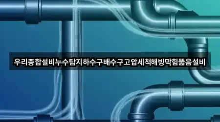 강릉 안현동 누수 탐지 바로 비교 5곳