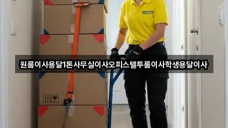 원룸이사용달1톤사무실이사오피스텔투룸이사학생용달이사