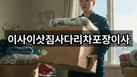 이사이삿짐사다리차포장이사