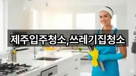 제주특별자치도 제주시 조천읍 입주청소 5곳 주소 일괄보기