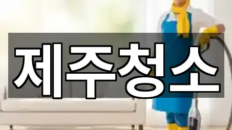 제주특별자치도 서홍동 입주청소 총 5곳 모음