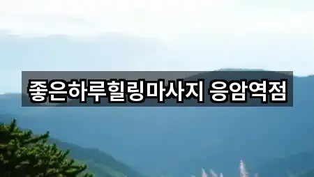 좋은하루힐링마사지 응암역점