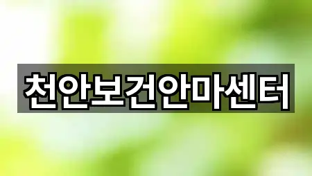 천안보건안마센터