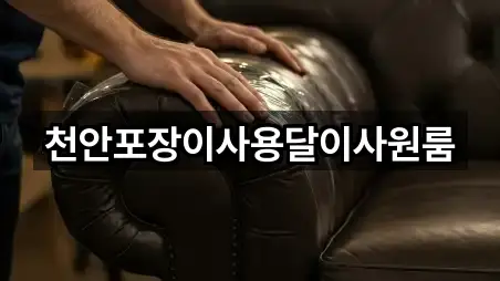 천안시 서북구 직산읍 포장이사 2곳 지도 한눈정리