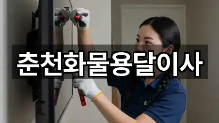 춘천시 동면 용달이사 지도 체크 5곳