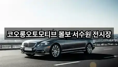 장안구 영화동 자동차전시장 3곳 길안내 모음