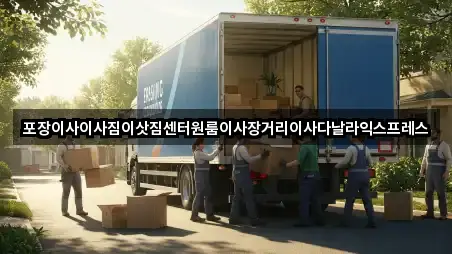 경상북도 월항면 포장이사 가까운 추천 3곳