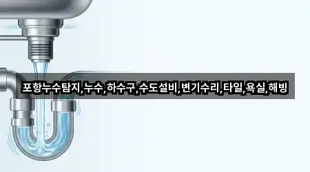 포항누수탐지,누수,하수구,수도설비,변기수리,타일,욕실,해빙