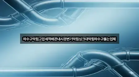 하수구막힘고압세척배관내시경변기막힘싱크대막힘하수구뚫는업체