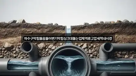 하수구막힘뚫음뚫어변기막힘싱크대뚫는업체역류고압세척내시경