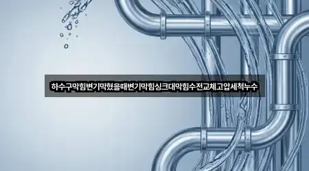 하수구막힘변기막혔을때변기막힘싱크대막힘수전교체고압세척누수