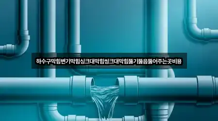 하수구막힘변기막힘싱크대막힘씽크대막힘뚫기뚫음뚫어주는곳비용