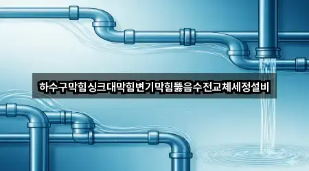 하수구막힘싱크대막힘변기막힘뚫음수전교체세정설비