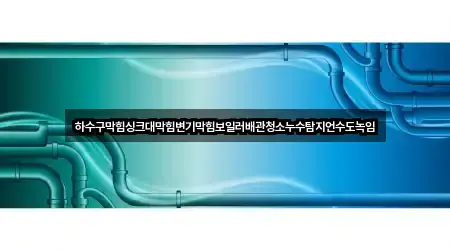 하수구막힘싱크대막힘변기막힘보일러배관청소누수탐지언수도녹임