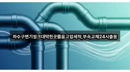 하수구변기씽크대막힌곳뚫음고압세척,부속교체24시출동
