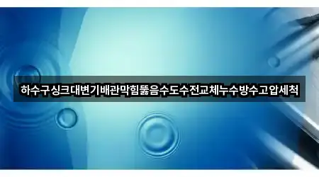 동구 효목동 배관막힘 5곳 근처 한눈에