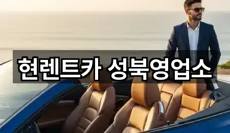 성북구 동소문동2가 렌트카 원스톱 보기 5곳