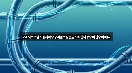 24시누수탐지공사하수구막힘화장실공사베란다누수배관수리역류